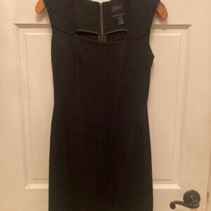 Banana Republic BR Black mini wool dress